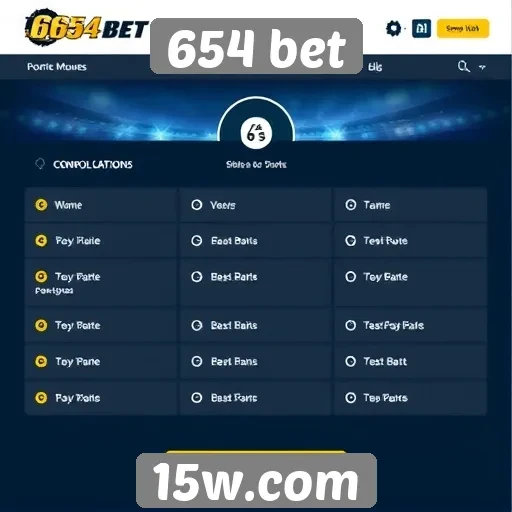 Análise das funcionalidades do site 654 bet