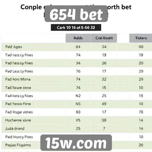 Comparação de odds na 654 bet e concorrentes